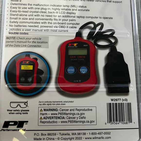 NWT Diagnostic Scanner Code Reader Automotive Engine Fault Scanner - Picture 9 of 10